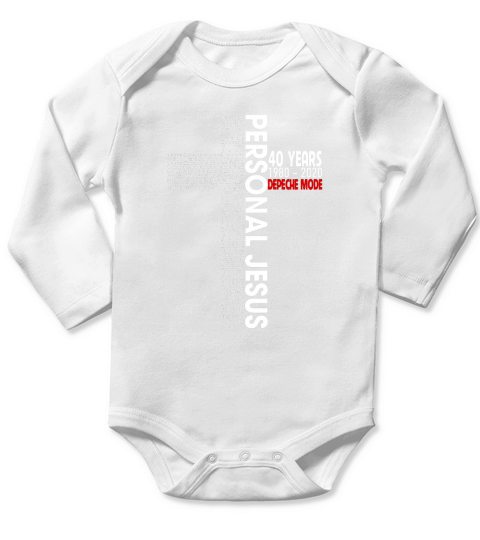 Personal Jesus Lyrics 50 Years Depeche Mode Long Sleeve Baby One-Piece