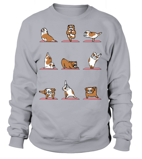 English Bulldog Yoga Women's Sweatshirt