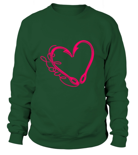 Fishing lover - My heart is made of fishing hook Women's Sweatshirt