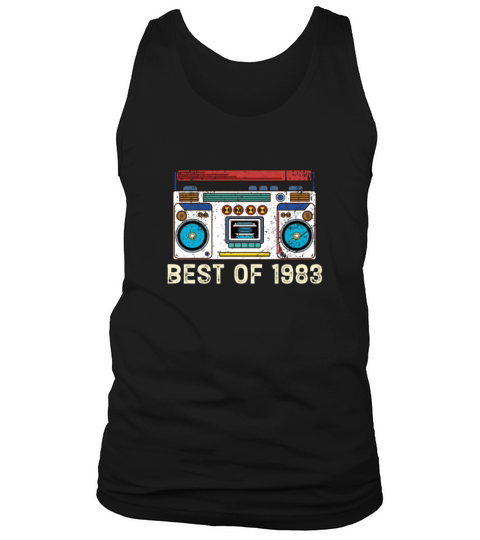 Best of 1983 Vintage Retro Funny Casette Player Men's Tank Top