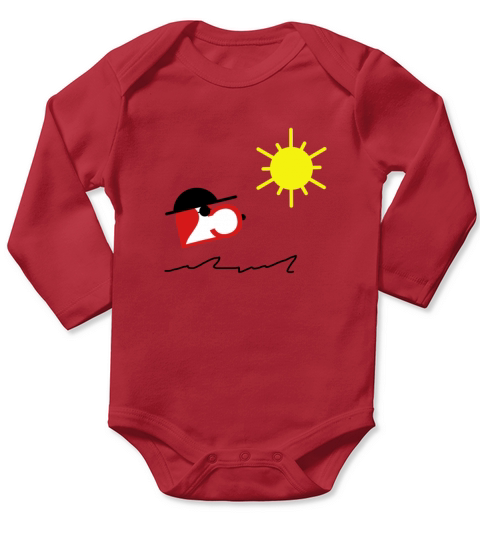 Dog Snoopy Long Sleeve Baby One-Piece