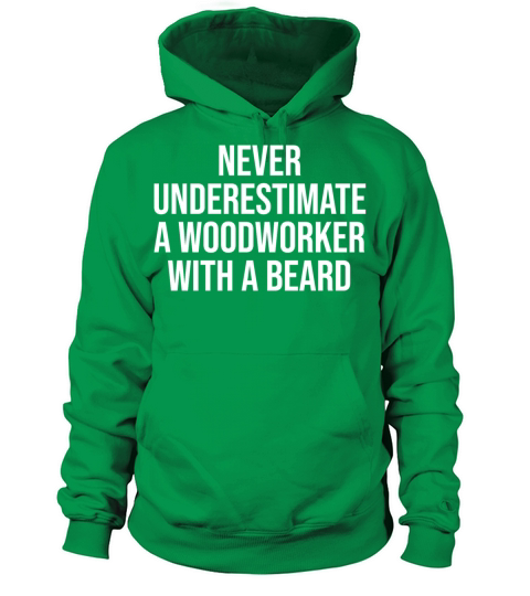 Woodworker With A Beard Funny Woodworking T-Shirt Women's Hoodie