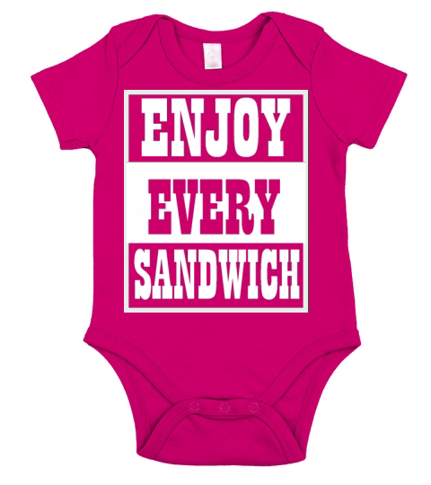 Enjoy Every Sandwich Short Sleeve Baby One-Piece