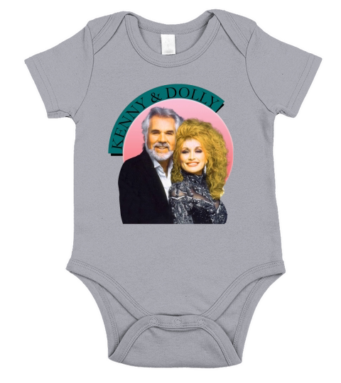 Dolly Parton And Kenny Short Sleeve Baby One-Piece