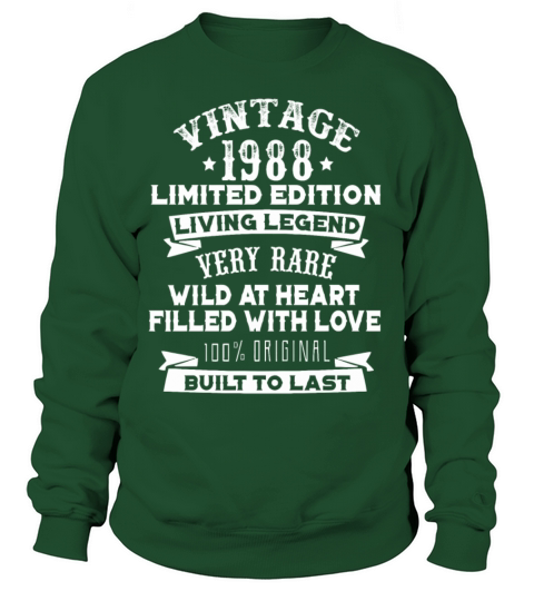Vintaged 1988 Living Legend Built To Last Women's Sweatshirt