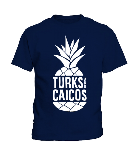 Turks and Caicos Pineapple Kids T-Shirt