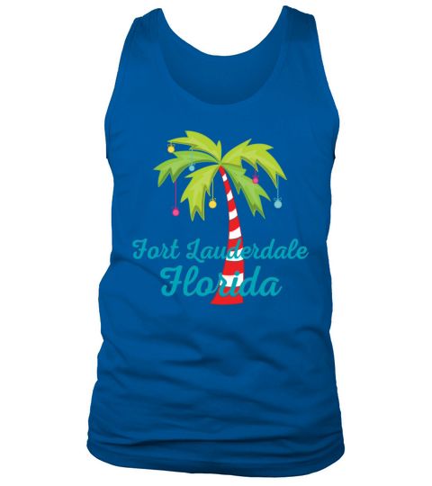 Fort Lauderdale Florida Christmas Men's Tank Top