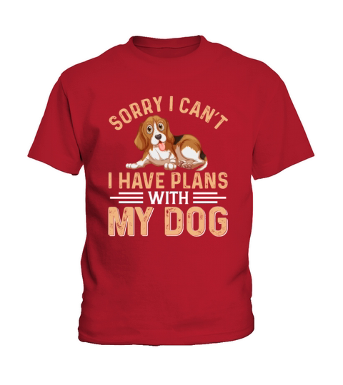 SORRY I CANT I HAVE PLANS WITH MY DOG Essential Kids T-Shirt
