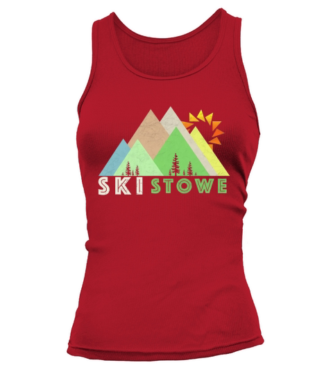 Ski Stowe Shirt-Retro Vintage Stowe, VT T-Shirt Tank top Woman