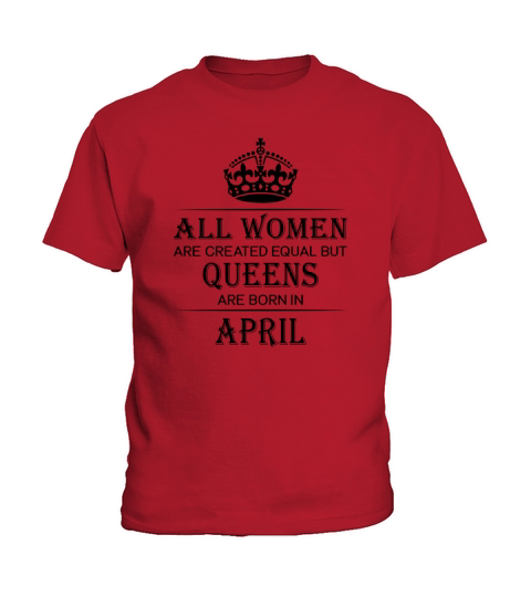 Funny Birthday Women April Kids T-Shirt