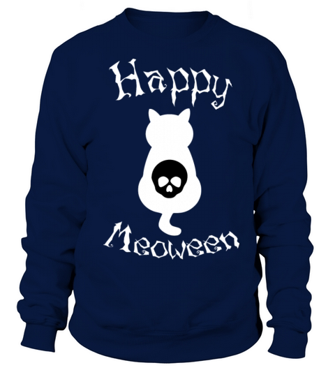 Happ Meoween white Women's Sweatshirt