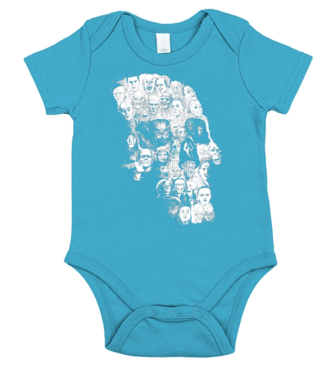 Horror tee Short Sleeve Baby One-Piece