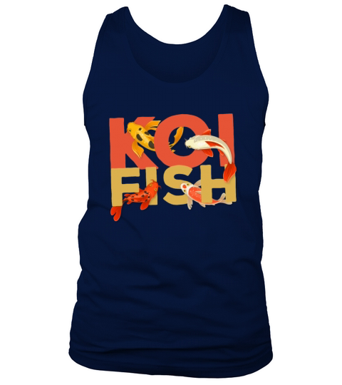 Koi Fish Fish Zen Garden Men's Tank Top