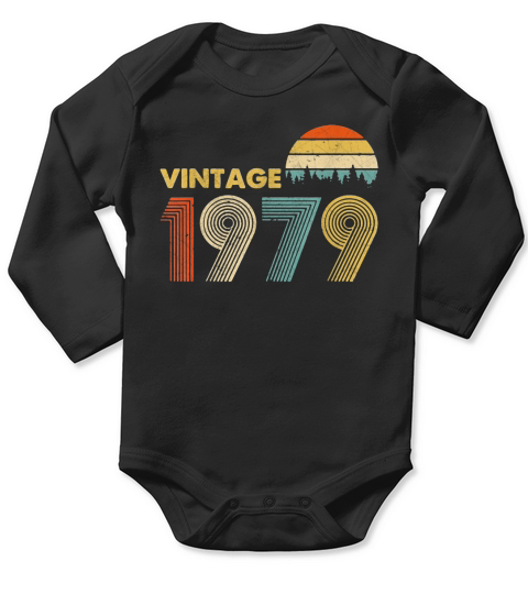 Vintage 1979 Long Sleeve Baby One-Piece