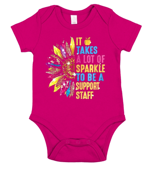 SUPPORT STAFF Short Sleeve Baby One-Piece