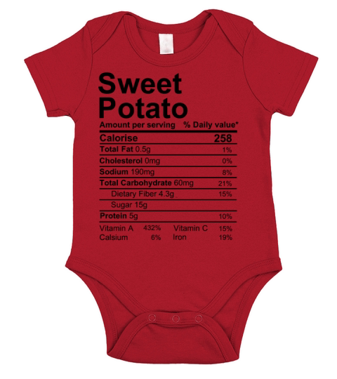Sweet Potato Short Sleeve Baby One-Piece