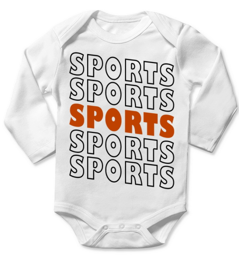 The sport for athletes athletes and athletic Long Sleeve Baby One-Piece