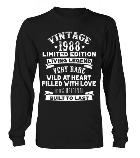 Vintaged 1988 Living Legend Built To Last Women's Long Sleeve