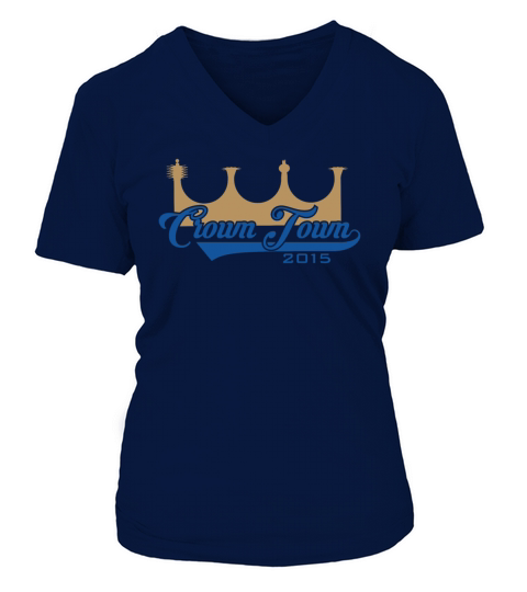 CrownTown 2015 Women's V-Neck T-shirt
