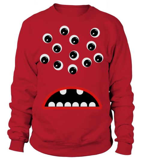 Googly Eyed Monster Women's Sweatshirt