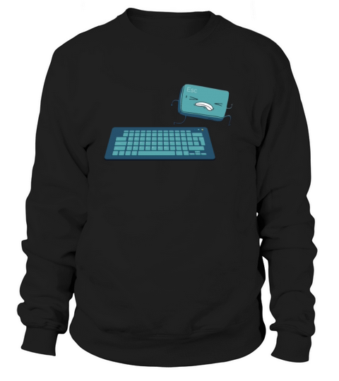 Computer keyboard escape Women's Sweatshirt
