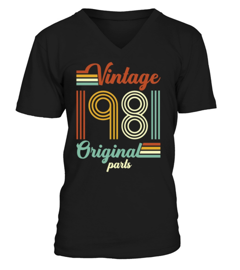 Vintage 1981 Original Men's V-Neck T-shirt