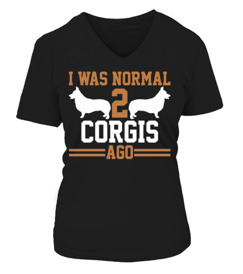 Corgis Women's V-Neck T-shirt