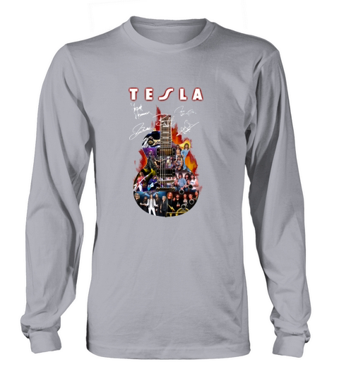 Tesla Guitar Long sleeved Unisex