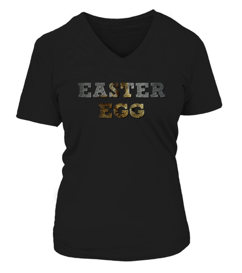 Easter Egg V-neck T-Shirt Woman