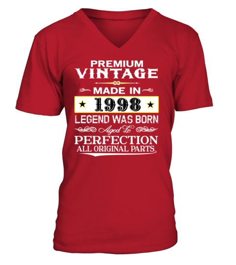 PREMIUM VINTAGE 1998 Men's V-Neck T-shirt