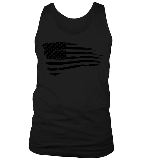 Vintage American Flag Tactical Subdued Men's Tank Top