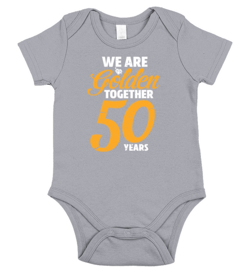 We Are Golden Together 50 Years Short Sleeve Baby One-Piece