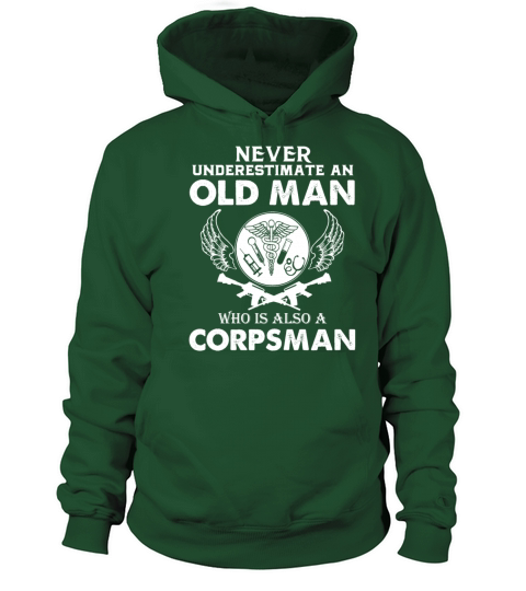 Old Man Corpsman Shirt Women's Hoodie