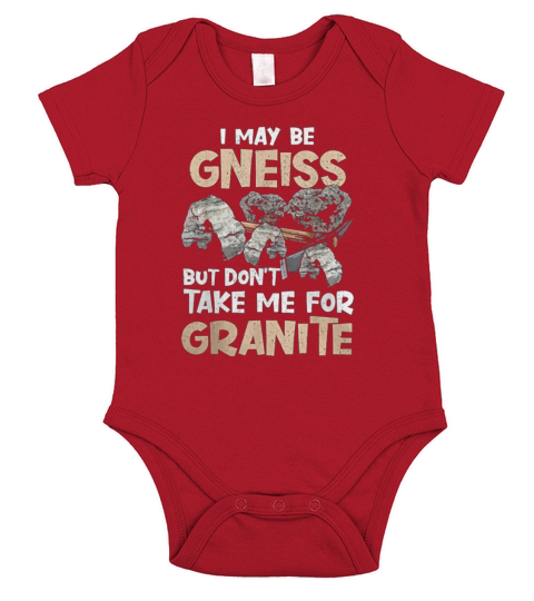 I Maybe Gneiss Short Sleeve Baby One-Piece