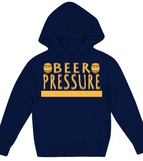 Drinking Party Gift Beer Pressure Barrel Craft Bee Kids Hoodie