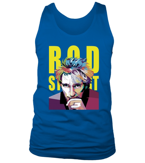 Vintage Rod Stewart Paint Art Tank Top Unisex