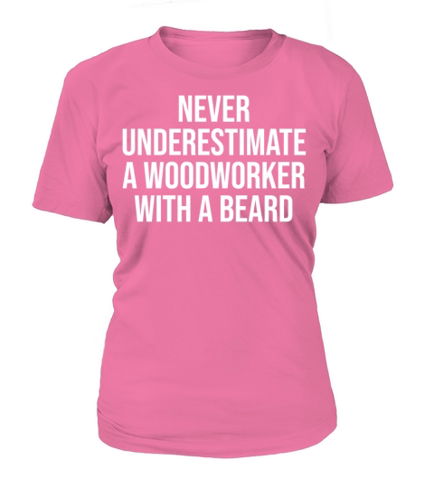 Woodworker With A Beard Funny Woodworking T-Shirt T-Shirt Woman