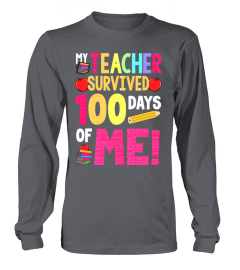100 days of school teacher survived Women's Long Sleeve