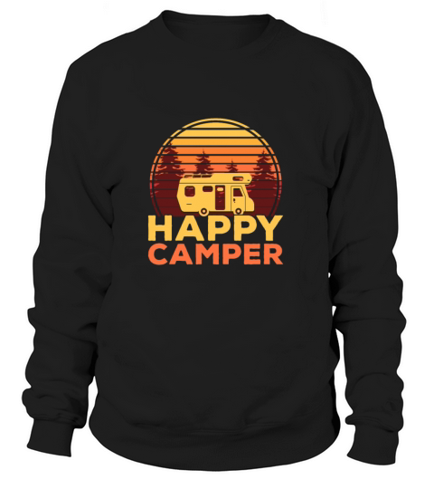 Happy Camper Funny Camping gift Women's Sweatshirt