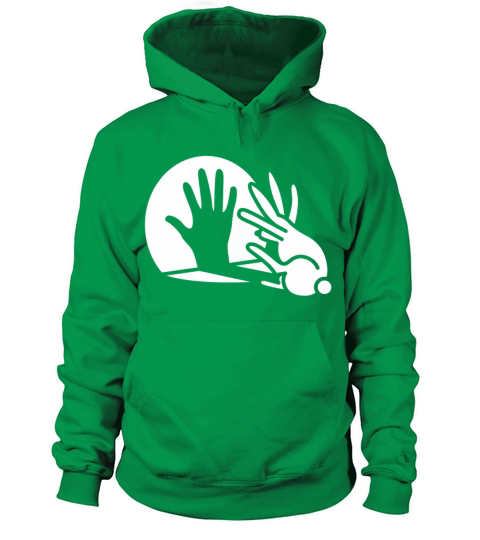 hand shadow rabbit Women's Hoodie