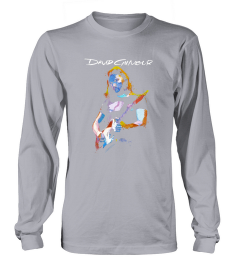 Popfunk David Gilmour Pink Floyd Guitar Long sleeved Unisex