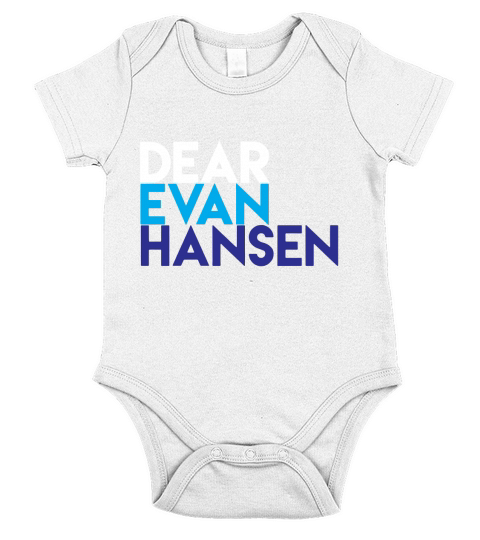 dear evan hansen Short Sleeve Baby One-Piece