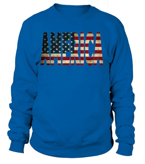 AMERICA FLAG DESIGNED Women's Sweatshirt