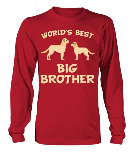 Worlds Best Big Brother Dog Women's Long Sleeve