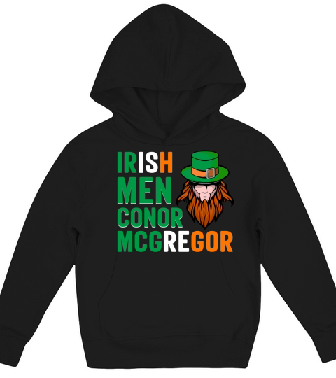 Irish men conor mcgregor Kids Hoodie
