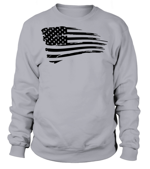 Vintage American Flag Tactical Subdued Women's Sweatshirt