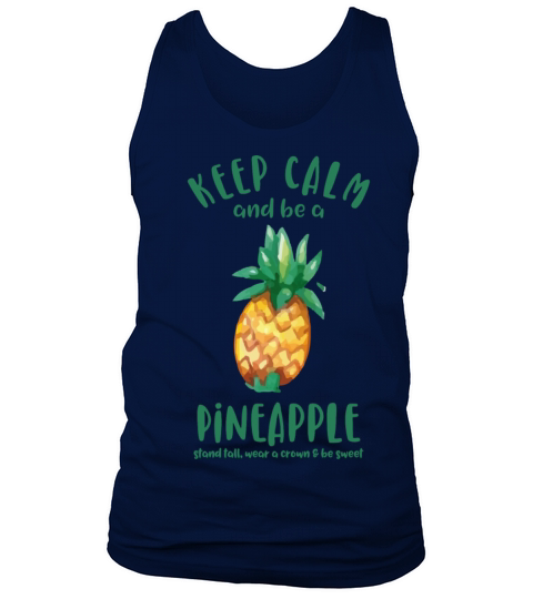 Keep Calm Pineapple Men's Tank Top