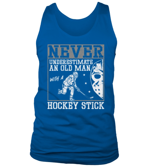 Ice Hockey Vintage Dad Father Men's Tank Top