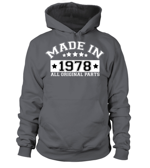 MADE IN 1978 ALL ORIGINAL PARTS Women's Hoodie