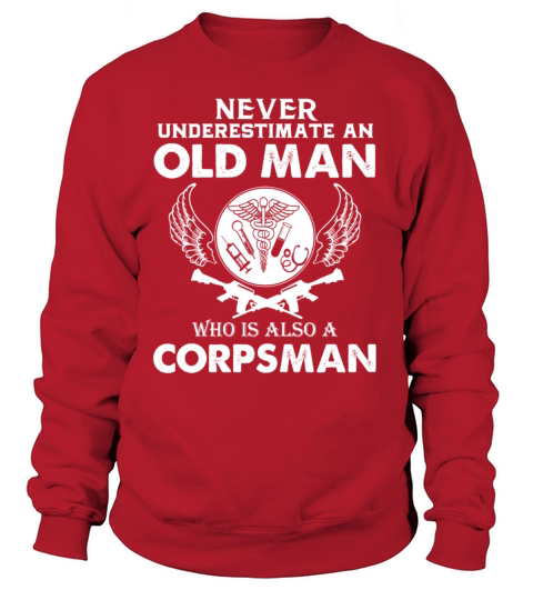 Old Man Corpsman Shirt Women's Sweatshirt